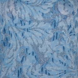 Pre Owned Marc Jacobs Blue Metallic Sweater S