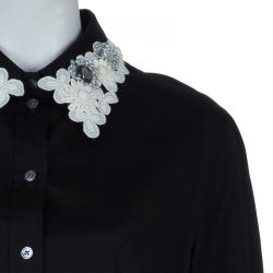 Pre Owned Marc Jacobs Embellished Collar Shirt L