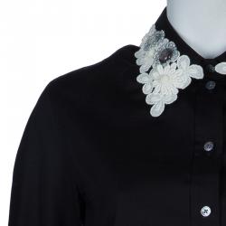 Pre Owned Marc Jacobs Embellished Collar Shirt L