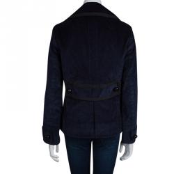 Pre Owned Marc Jacobs Navy Blue Corduroy Jacket L