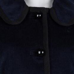 Pre Owned Marc Jacobs Navy Blue Corduroy Jacket L