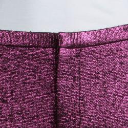 Pre Owned Marc Jacobs Metallic Pink Wool Trousers XL