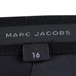 Pre Owned Marc Jacobs Metallic Pink Wool Trousers XL