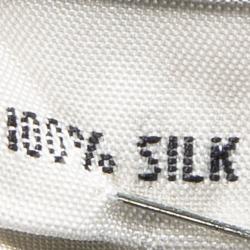 Pre Owned Marc Jacobs Grey Silk Wide Leg Ankle Length Trousers L