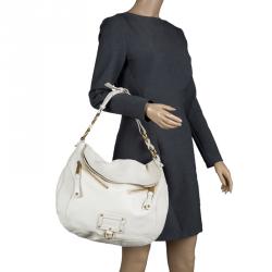 Marc Jacobs Cream Leather Hobo