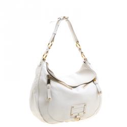 Marc Jacobs Cream Leather Hobo