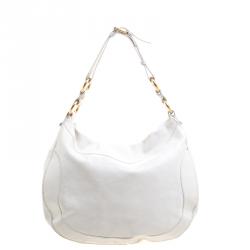 Marc Jacobs Cream Leather Hobo