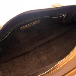 Pre Owned Marc Jacobs Orange Leather Elise Satchel
