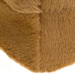 Pre Owned Marc Jacobs Light Brown Calfhair Crystal Embellished Shoulder Bag