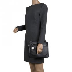 Pre Owned Marc Jacobs Black Leather Clutch