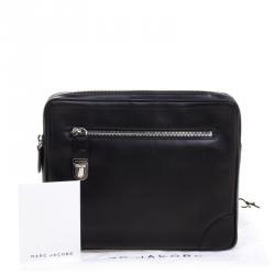 Pre Owned Marc Jacobs Black Leather Clutch