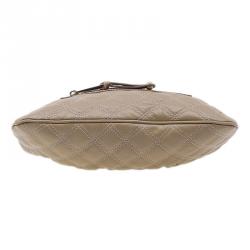 Pre Owned Marc Jacobs Nude Quilted Leather Little Stam Shoulder Bag