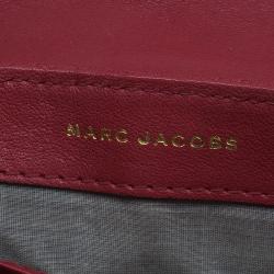 Pre Owned Marc Jacobs Red Quilted Leather Crossbody Bag