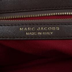 Pre Owned Marc Jacobs Brown Quilted Leather Stam Shoulder Bag