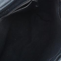 Pre Owned Marc Jacobs Dark Grey Quilted Leather Large Baroque Single Shoulder Bag