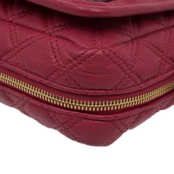Pre Owned Marc Jacobs Red Quilted Leather Shoulder Bag
