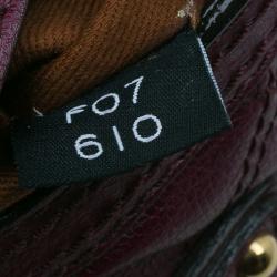 Pre Owned Marc Jacobs Purple Quilted Leather Alyona Hobo Bag