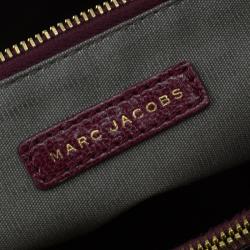 Pre Owned Marc Jacobs Burgundy Quilted Leather The XL Shoulder Bag