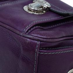 Pre Owned Marc Jacobs Purple Leather Blake Hobo