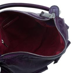 Pre Owned Marc Jacobs Purple Leather Blake Hobo