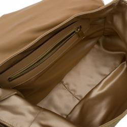 Pre Owned Marc Jacobs Light Pink/Brown Leather and Calf Hair Rockstar Jennifer Shoulder Bag