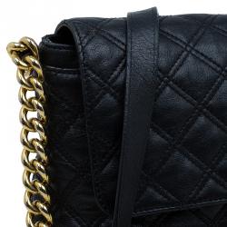 Pre Owned Marc Jacobs Black Quilted Leather The XL Shoulder Bag