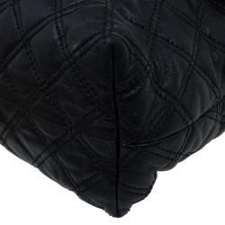 Pre Owned Marc Jacobs Black Quilted Leather The XL Shoulder Bag