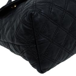 Pre Owned Marc Jacobs Black Quilted Leather The XL Shoulder Bag