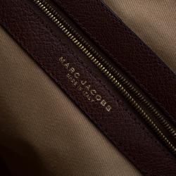 Pre Owned Marc Jacobs Burgundy Quilted Leather Venetia Satchel