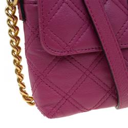 Pre Owned Marc Jacobs Pink Quilted Leather Small Single Shoulder Bag