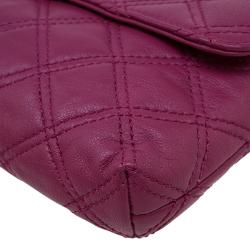 Pre Owned Marc Jacobs Pink Quilted Leather Small Single Shoulder Bag