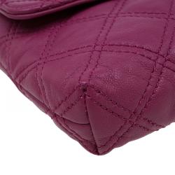 Pre Owned Marc Jacobs Pink Quilted Leather Small Single Shoulder Bag