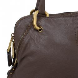 Pre Owned Marc Jacobs Brown Leather Paradise Rio Satchel