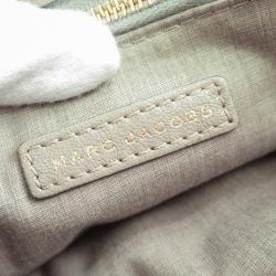 Pre Owned Marc Jacobs Grey Leather Baroque Large Single Shoulder Bag