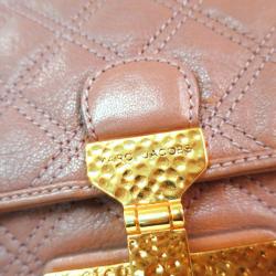 Pre Owned Marc Jacobs Pink Quilted Leather Large Baroque Single Shoulder Bag