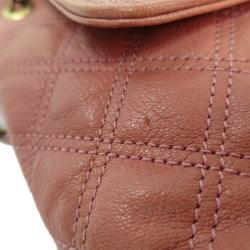 Pre Owned Marc Jacobs Pink Quilted Leather Large Baroque Single Shoulder Bag