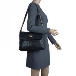 Pre Owned Marc Jacobs Black Quilted Leather The XL Shoulder Bag