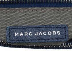 Pre Owned Marc Jacobs Blue Quilted Patent Leather Single Flap Shoulder Bag