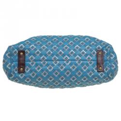 Pre Owned Marc Jacobs Blue Quilted Leather Robert Leslie Stam Satchel