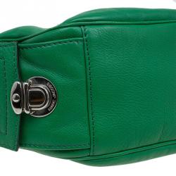 Pre Owned Marc Jacobs Green Leather Small Katie Shoulder Bag