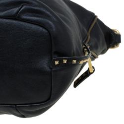 Pre Owned Marc Jacobs Black Leather Kate Lock Hobo
