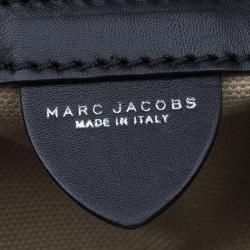 Pre Owned Marc Jacobs Black Leather The Venetia Bowling Bag