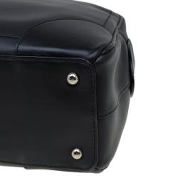 Pre Owned Marc Jacobs Black Leather The Venetia Bowling Bag