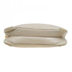 Pre Owned Marc Jacobs Beige Leather Mariah Shoulder Bag