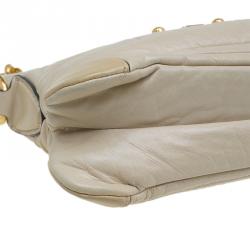 Pre Owned Marc Jacobs Beige Leather Mariah Shoulder Bag