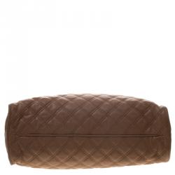 Pre Owned Marc Jacobs Beige Quilted Leather Juliette Chain Handle Tote