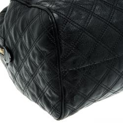 Pre Owned Marc Jacobs Black Quilted Leather Shoulder Bag