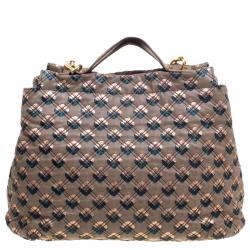 Pre Owned Marc Jacobs Beige Leather Robert Leslie Tote