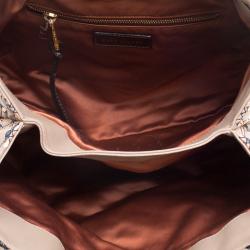 Pre Owned Marc Jacobs Beige Leather Robert Leslie Tote