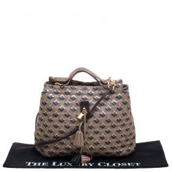 Pre Owned Marc Jacobs Beige Leather Robert Leslie Tote